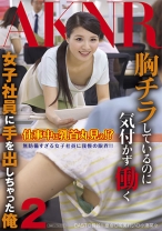 
                        胸チラしているのに気付かず働く女子社員に手を出しちゃった俺 2
    