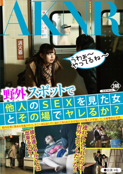 野外スポットで他人のSEXを見た女とその場でヤレるか？