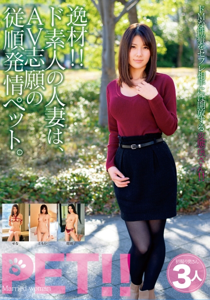 逸材！！ド素人の人妻は、AV志願の従順発情ペット。 せな ともか 瑠璃子