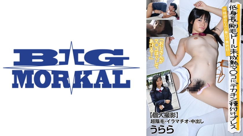 低身長・剛毛ドール マ◯コにデカチン種付けプレス ※排卵日なのに無口で無抵抗！【個人撮影】超陰毛・イラマチオ・中出し うらら 花音うらら