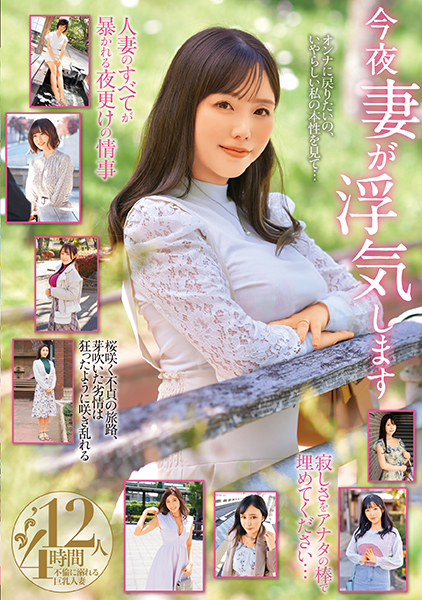 今夜妻が浮気します4時間12人 不倫に溺れる巨乳人妻 瀬名ひかり 美波汐里 わか菜ほの 原千草 月見伊織