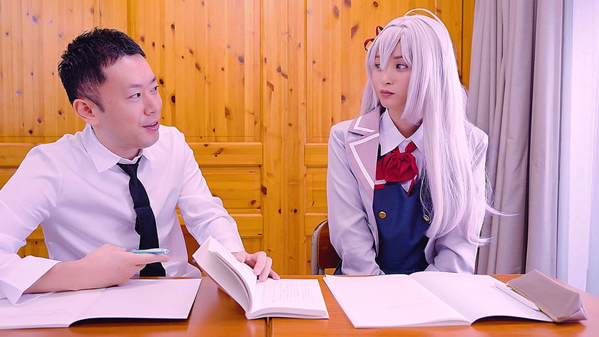 時々ムラっと淫語でシたがる隣の静河さん 画像1