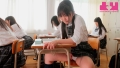 クラスで一番美人なマドンナのパンチラが撮れちゃった！？パンツ写真をオカズにマンズリしていたらバレちゃったけど相互オナニーで好きが溢れて校内レズに発展した 松井日奈子 泉りおん 画像5