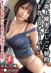 Fカップ女子がおしっこ射的やってみた!ななちゃんに革命を。Tバックの美尻に巨乳の恵体!底辺チューバーにエッチな企画をしてもらいますw小さなコップめがけ放尿!?窓際で立ちバック、風呂でオイルプレイ、コスプレでセックスの三本立て!!【しろうと変態革命9人目】