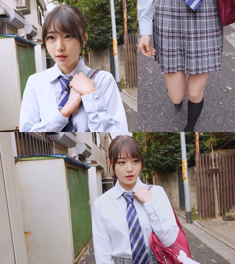 ポニーテールが似合う美乳制服美少女H.Nちゃんを理解らせ ｜ DDH-341 画像1 ddh-341