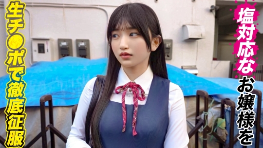 お嬢様校に通う黒髪清楚な制服美少女N.Kちゃんを理解らせ