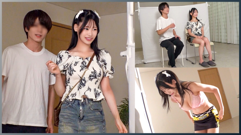 プロポーション抜群の幼馴染がシルエットクイズに挑戦!『ね、ねえちょっと助けて...』ニコニコ笑顔を保ちつつも知らない男さんのチ●ポで悶絶して...【ゆみ】 画像0