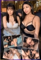 【乱交】色白柔らかマシュマロおっぱい×褐色弾力ハリ感おっぱいのW巨乳水着女子【えりか&はな】