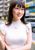 眼鏡美人奥さま。関西系のノリ良い感じがエロになると豹変!発情が高まり我慢できずに自分からアピールしちゃうFカップ妻!