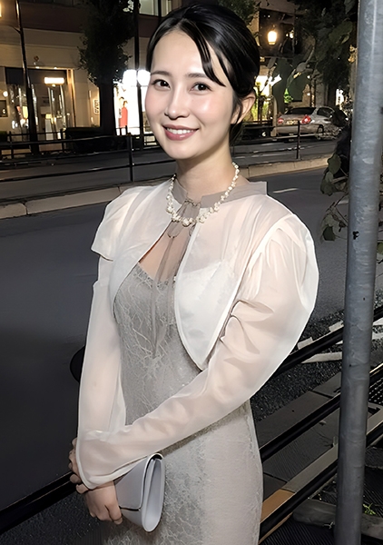 結婚式帰りにお口だけでコンドーム装着にチャレンジ!妊娠願望爆アゲ!きのこ頭チ○ポに秒でイキまくる性欲モンスター爆誕