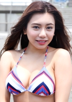 あいちゃんのGカップデカ乳がブルンブルン揺れる!たまりません!ビーチで目立ち過ぎるギャルにデカチン見せつけ~なし崩しで即ハメ!