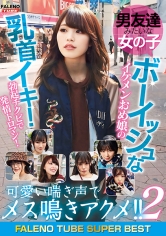 男友達みたいな女の子 ボーイッシュなイケメンおめ娘の乳首イキ！勃起チクビで発情トロマン！可愛い喘ぎ声でメス鳴きアクメ！！2 FALENO TUBE SUPER BEST_img