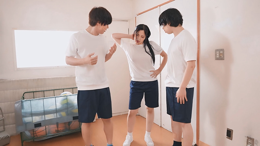 水を被るとHカップ爆乳女になっちゃう体質の転校生と1/2なスクールライフ 北野未奈_2