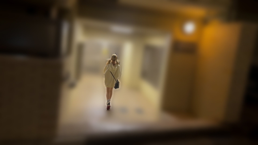 M区金髪ツインテ低身長ギャルデリ嬢 窓からの景色 483MADO-012 サンプル画像5