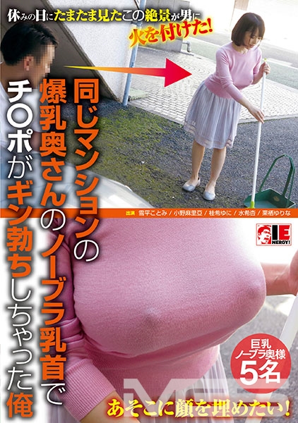同じマンションの爆乳奥さんのノーブラ乳首でチ○ポがギン勃ちしちゃった 桂希ゆに 水希杏 雪平ことみ 小野麻里亜 栗栖ゆりな