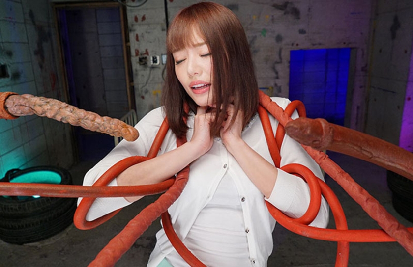 【VR】触手VR 大量発生した異形の群れ! 浜崎真緒1