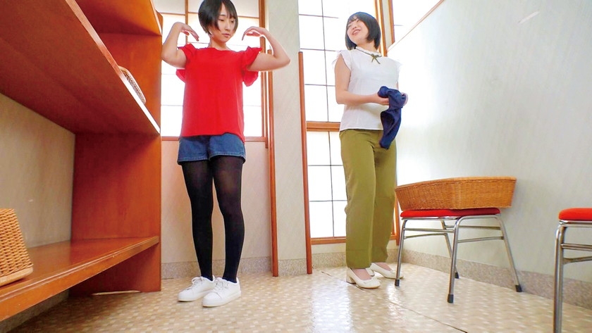 黒髪清純ショートカット女子とイタズラ温泉旅行 画像16