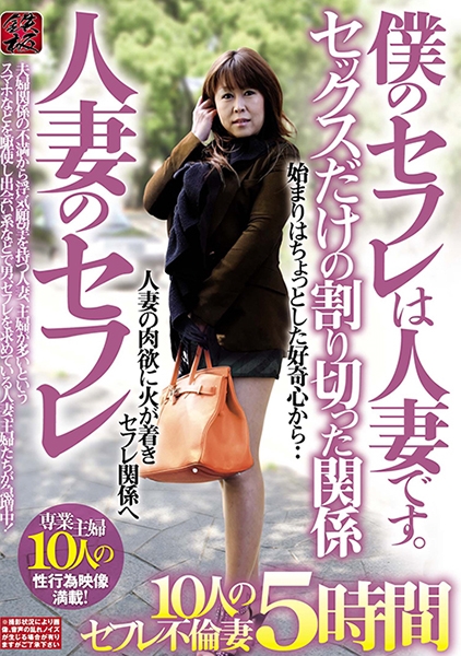 僕のセフレは人妻です。 人妻のセフレ セックスだけの割り切った関係 10人のセフレ不倫妻 5時間