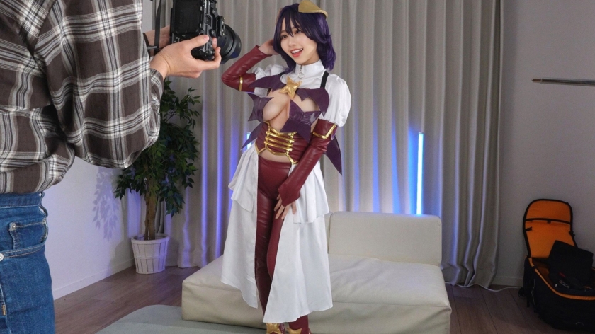 sp-354KAMEF-112 AVレビュー 個撮特化 長乳Hカップコスドル撮影会 町田レンズのBLACK KAMEKO FILE.112 コス撮中レイヤーはケダモノ交尾期待中 フェロモン丸出し密着でチ●ポ誘惑 発情欲しがりマ●コに種付け中出し 宍戸里帆 画像シーン01