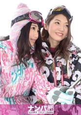 ゲレンデナンパ 02 吹雪の中で見つけたスノボ美女2人組！男も女もエロいトリックで魅せまくり乱れまくりな4P乱交SEX！！