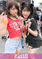 日本最大級のEDMフェスでナンパしたJD2人組！イベントサークル同士の交流と称しホテルに連れ込み酒を飲ませてフニャフニャにさせたら、秘密の4Pフェス開催♪