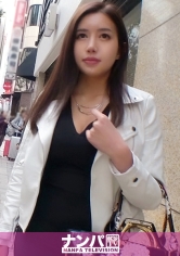 マジ軟派、初撮。 1419 魅惑的なエロボディの美女を街でナンパに成功！AV出演の交渉をするとノリ気の様子で…！？→テストと称して軽く触れ合えば目をとろんとさせて感じ始める敏感体質！激しい突き上げに巨乳を揺らしイき乱れる！_img