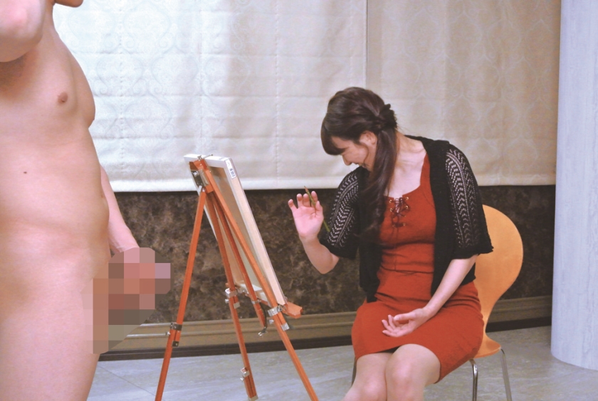 美大生がデッサン中にセンズリ鑑賞！_2