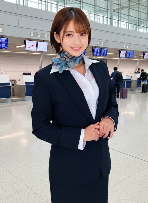 大手航空会社のキャビンアテンダントと童貞君が黒パンスト直穿き素股で超発情！？黒パンスト越しの童貞デカチン先っぽ3cm挿入！敏感なオマ○コの入り口をグリグリされて奥まで挿れて欲しくなっちゃったCAさんが生ズボッ筆おろし//優しくも腰振るガニ股騎乗位で連続仰け反りイキ！！ かんなさん さつきさん1