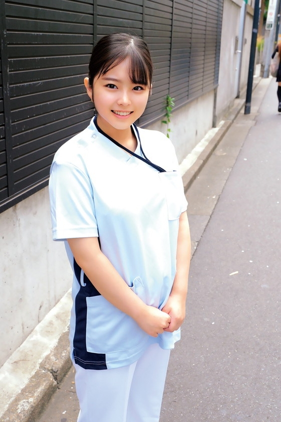 天使みたいに優しくて可愛いナースさん！「早漏に悩む童貞君の暴発改善のお手伝いしてくれませんか？」男性器慣れしているようで意外とウブな看護師さんが早漏すぎる童貞君にムラムラ膣キュンしちゃって生中出し筆おろしSPECIAL！ ひかるさん しずなさん 画像2