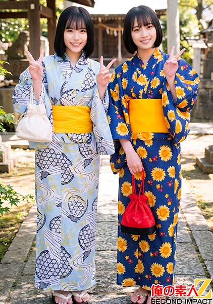 祝夏！花火大会に来てた浴衣美人と激えち野球拳！ りいさちゃんとあいちゃん