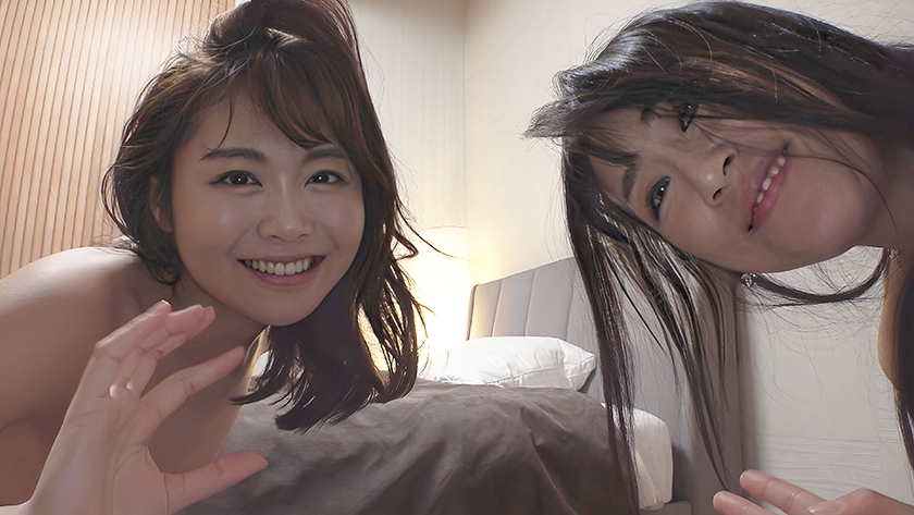 ヤリマン女2人組×ヤリチンの俺1人 かんぱ～い3P乱交！