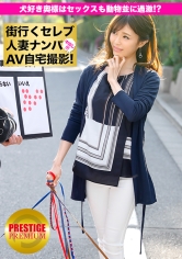 街行くセレブ人妻をナンパしてAV自宅撮影!⇒中出し性交! celeb.28 スレンダー美人の犬好き奥様はセックスも動物並に過激だった!? in 世田谷