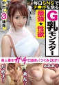 オナニー1日7～10回＋旦那とのSEX週3回！特大柔乳をぶるぶる揺らしSNSにガンガンエロ動画を投稿、常に獲物を狙うG乳モンスター！それでも足りない豪性欲妻に特濃大量ザーメン3連続受精完了！！