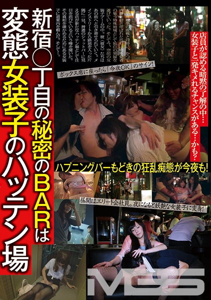 新宿○丁目の秘密のBARは 変態女装子のハッテン場 店員が認める暗黙の了解の中･･･女装子と一発キメれるチャンスがある･･･かも?