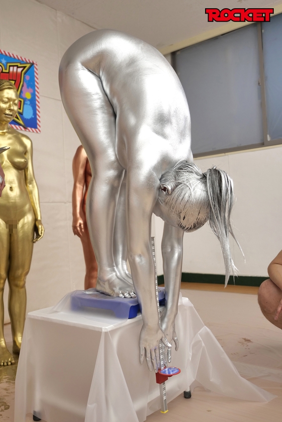 ウェット&メッシー(WAM)金銀銅粉スポーツテスト 星仲ここみ 岬あずさ 富井美帆_7