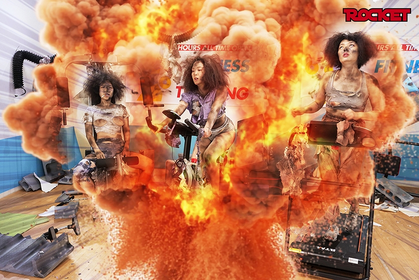 ROCKET17周年記念ユーザーリクエスト祭り 無様エロ再び！裸より恥ずかしい爆発黒焦げ女 雨宮凛 虹村ゆみ 若月もあ 画像3