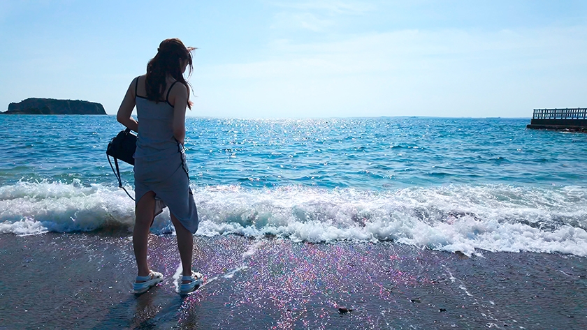 りん(25)ノーパン美女とイチャイチャ温泉SEX 画像6