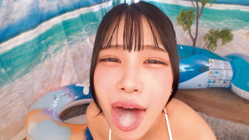 湘南ビーチではしゃぐエチエチ眩しい水着ギャルがお口だけでじゅぼんじゅっぼんバキュームノーハンドフェラ！？恥ずかしそうにお口だけでデカチンおしゃぶりしてるとビキニからエチエチまん汁しみ出すほど赤面発情…水着脱ぎすて生ハメSEX( ゜Д゜)総発射14発！4人全員中出しSP 画像5