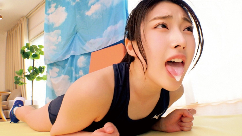 アスリートは性欲強い！？【レーシングブ○マ限定】陸上部女子大生がアダルト体力測定エロ近代5種に挑戦！勃起チ○ポ密着でセクハラ測定したら性欲爆発！！きつきつアスリートま○こにデカチン生挿入中出し！！ 画像15