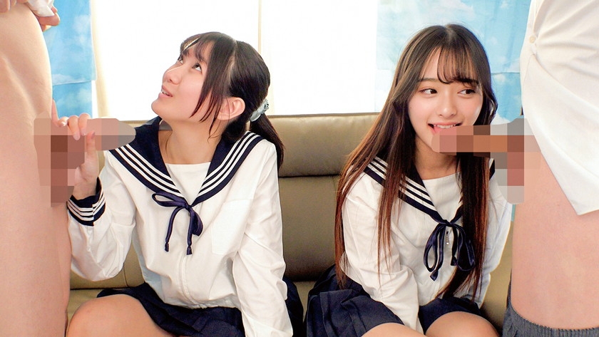 アオハルなリア友限定//「4P童貞W筆おろしできたら100万円GET」に挑戦！友達チ○ポに照れ照れ女子&暴発寸前フル勃起の童貞男子！最高の思い出…初めてがエロ乱交( ゜Д゜)忘れられない童貞卒業中出しエッチ(/ω) 画像3