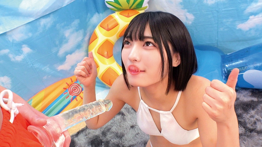 ビキニ姿が眩しい水着ギャルが【お口だけでコンドーム装着】 ノーハンドでデカチンを咥えた彼有りビキニギャルのオマ○コから恥ずかし汁が水着を越えて溢れ出す!!口の中でドンドン大きくなる極太ペニス…「下のお口にも入れてほしいかも(/ω)」開放的なサマーGALはエチエチ欲しくなって何度も連発ナマ中出しSP// 画像1