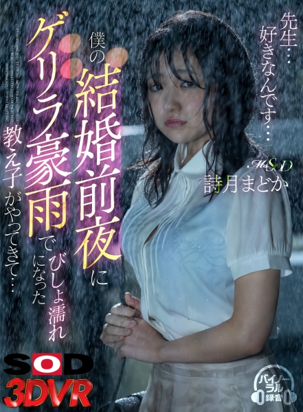 【VR】先生…好きなんです…僕の結婚前夜にゲリラ豪雨でびしょ濡れになった教え子がやってきて… 詩月まどか