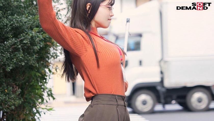 sp-107SDJS-304V 【特典版】宣伝部 松永あかり 初AV出演 SOD女子社員巨乳OLのデビュー作品！恥じらいながらも一生懸命なフェラ、我慢しつつも吐息がエロい 新作AVエロ動画 レビュー 画像シーン04