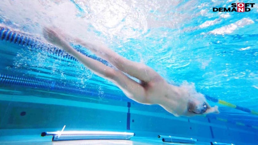 バタフライ100メートル全国3位 全裸水泳 水泳選手葛西いつきAVデビュー 画像2