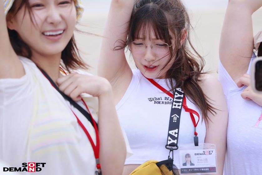 《彼氏のチ○ポ当ててください！！inマジックミラー号》をSOD女子社員 夏AD4名がセクハラに耐えながら健気にリハーサル 平山言芭 田中依知星 瀬古芽泉 矢野小鈴 画像15