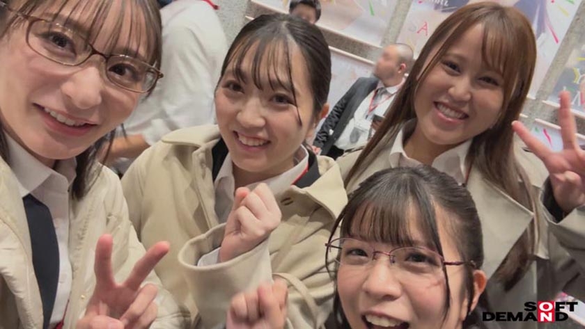 SOD深夜のゴミ拾いの裏でお酒が入って同僚とセックスしていたSOD女子社員4名 谷口柊樺 笠間颯紀 宇田川透花 梶尾羽歌|SODクリエイト|永野鈴/皐月ゆら/足立友梨|107SDJS-366