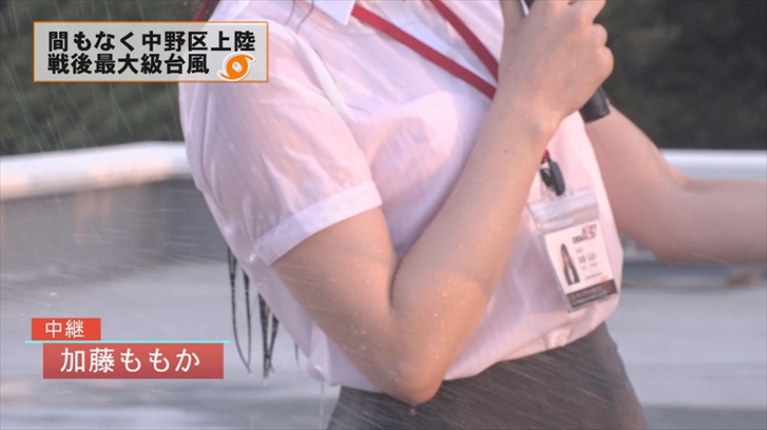 SOD女子社員 最年少宣伝部 2年目 加藤ももか(21) に下された販売促進命令！汗・ヨダレ・潮・愛液・精子 初めての夏コスびちょ濡れSEX_15