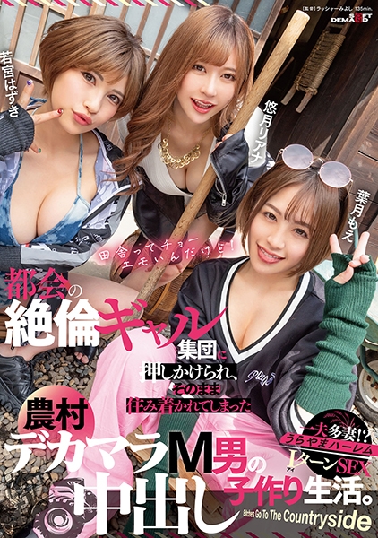 都会の絶倫ギャル集団に押しかけられ、そのまま住み着かれてしまった農村デカマラM男の中出し子作り生活。 若宮はずき 悠月リアナ 葉月もえ