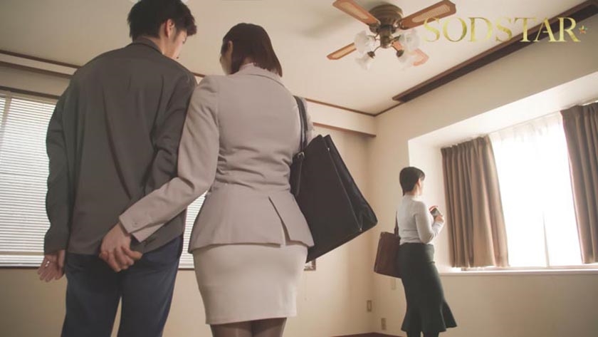 同棲するため物件を内見にきたカップルの彼氏を寝取って生ハメ中出しさせる淫乱巨尻な不動産レディ 唯井まひろ 画像12