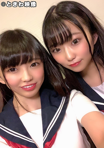 超仲良し2人組がWオマ○コくぱぁ～で生ちん奪い合い♪恥ずかしがり屋のドM童顔ちはるちゃんに中出し編